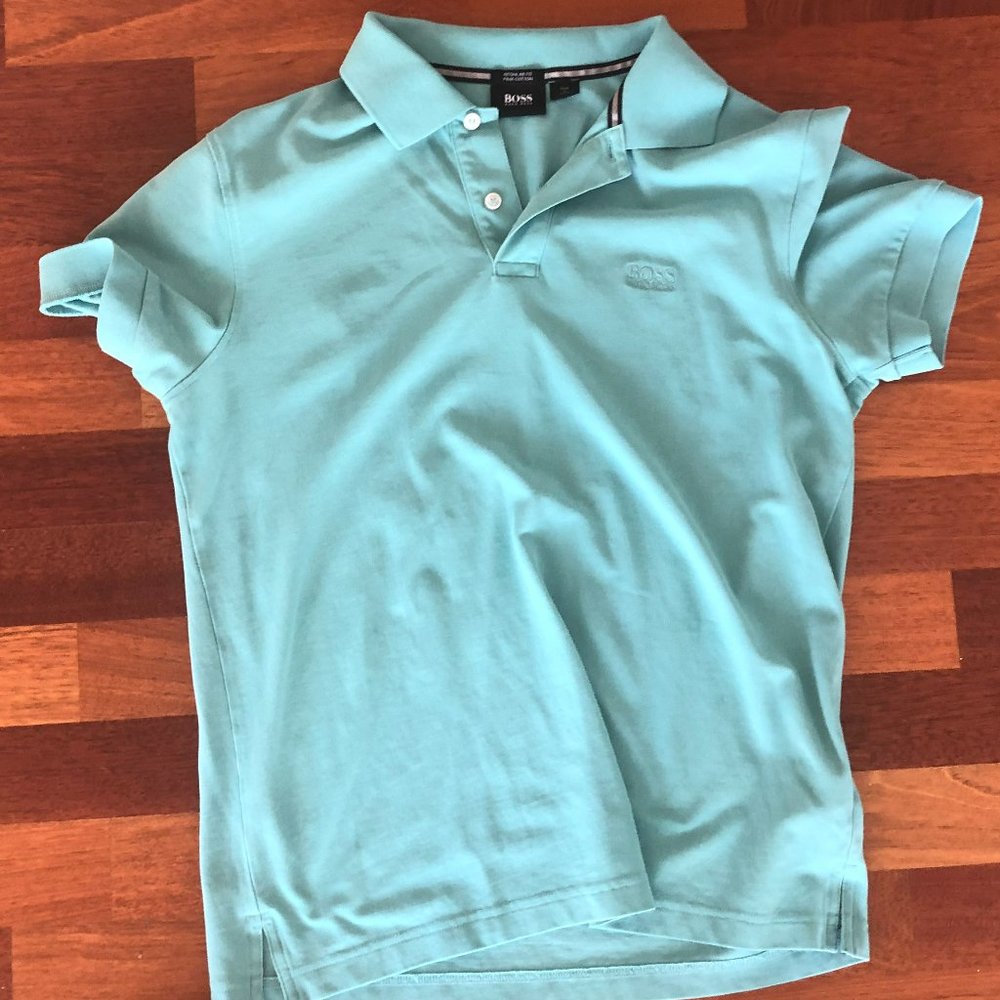 Hugo Boss Polo - M - Teal